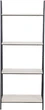 Этажерка Axentia 4-ярусная металлическая с полками ДСП 60x148x35 см (133124) - изображение 2