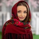 Українська бордова хустина Квіти України! - изображение 4