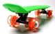 Скейтборд Пенни борд Penny Board 22" GREEN Зеленый Светящиеся колеса фиолетовые - изображение 6