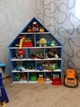 Полочка в детскую для машинок KiddyRoom Голубой - изображение 1
