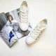 Стильные кеды на платформе текстильные 2021 Fashion C02 белые 40 - изображение 9