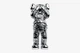 Дизайнерская игровая фигура Кавс Kaws Holiday Space Figure silver 30cм - изображение 1