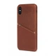 Кожаный чехол Decoded Back Cover для iPhone X Brown (D7IPOXBC3CBN) - изображение 5