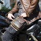Сумка на стегно з натуральної шкіри Ridl Harley Davidson коричнева - зображення 8