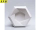 Гибкая полиуретановая форма для изготовления декоративных гипсовых 3D панелей A.N.B. "ШЕСТИГРАННИКИ ДЛЯ МХА" 5шт - изображение 3