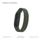 Ремінець Nylon Armorstandart Braided Solo Loop для Xiaomi Mi Band 5 6 Khaki (ARM58760) - зображення 5