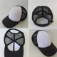 Кепка Lider бейсболка-класика сетка Cap One Size 55-60 Черно-Белая - изображение 2