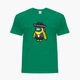 Дитяча футболка Амонг Ас Бравл Старс Поко (Among Us Brawl Stars Poco) (25186-2591) 134-140 см Бавовна Зелений - зображення 1