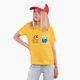 Дитяча футболка Амонг Ас Час Пригод Фінн і Джейк пес (Among Us Adventure Time Finn & Jake the dog) (25186-2414) 146-152 см Бавовна Жовтий - зображення 3