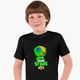 Детская футболка Бравл Старс Леон Зеленый (Brawl Stars Leon Green) (25186-1015) 122-128 см Хлопок Черный - изображение 3