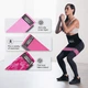 Набір тканинних еспандерів для фітнесу Sports Research Sweet Sweat Hip Bands Pink (3 шт) - зображення 6