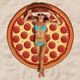 Пляжный коврик Memos Пицца (Pizza) 143 см - изображение 1