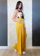 Брюки Sweet orange горчичный S 18-15029 - изображение 4