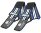 Бинты кистевые спортивные тренировочные для пауэрлифтинга Power System PS-3500 Wrist Wraps Blue/Black (SK-NPS-3500_Blue-BlackS) - изображение 2