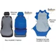 Автомайки універсальні Beltex Cotton 1+1 сині без підголівників 11310 - зображення 7