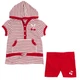 Костюм : Туника и шорты Losan Mc baby girls (018800004/579) Красный M3-62 см - изображение 1