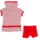 Костюм : Туника и шорты Losan Mc baby girls (018800004/579) Красный M3-62 см - изображение 2