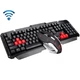 Беспроводная игровая клавиатура с мышкой UKC HK-6700 - Беспроводный игровой комплект клавиатура и мышь для ПК - изображение 3