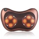 Массажная Подушка Massage pillow Инфракрасный роликовий массажер для шеи и спины коричневый - изображение 5