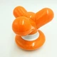 Ручний масажер міні вібромасажер універсальний 9х8 см USB або 3xAAA Mimo XY3199 помаранчевий - изображение 3