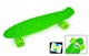 Скейтборд Пенни борд Penny Board 22" GREEN Зеленый Светящиеся колеса - изображение 1