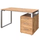 Офисный письменный стол Loft Details L120 дуб крафт золотой - изображение 2