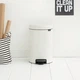 Бак для мусора Brabantia Pedal Bin 12 л белый (111969) - изображение 5
