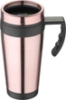 Термокружка Bergner Neon Classic 400 мл Розовая (BG-37516-PK) - изображение 1