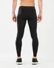Мужские термо-компрессионные тайтсы 2XU, Thermal Accelerate Comp Tights, S, черный/черный логотип - изображение 2