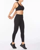 Жіночі компресійні тайтсы 2XU, Form Stash Hi-Rise Comp Tights, XS, чорний/білий логотип - зображення 4