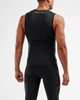 Мужская компрессионная майка 2XU, MCS Cross Train Comp S/L Top MA4878a, S, черный/золотой - изображение 2