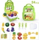 Игровой набор в чемоданчике Кухня Fruit Game салатового цвета 24 эл - изображение 5