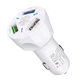 Автомобильное зарядное устройство быстрая зарядка Olaf SLS-001 Quick Charge 3.0 3 USB порта White - изображение 2