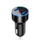 Автомобільний зарядний пристрій швидка зарядка Uslion US0116 Quick Charge3.0 2 USB порту Black - зображення 1