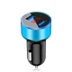 Автомобильное зарядное устройство быстрая зарядка Uslion US0116 Quick Charge3.0 2 USB порта Blue - изображение 1