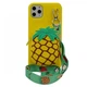 Чехол для Apple iPhone 11 Phenix-Color 3D силиконовый с карманом на шнурке Yellow/Pineapple - изображение 2