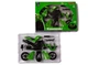 Збірна модель Мотоцикл 1:12 KAWASAKI ZX-10R NEW RAY 42445A яскраво-зелений - зображення 1