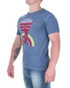 Футболка чоловіча TRUSSARDI JEANS (52T00221-1T001675-U280/92) Синій XL - изображение 2