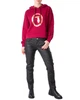 Худі жіночий TRUSSARDI JEANS (56F00102-1T002268-R160/20-21) Бордовий XS - изображение 2