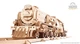 Механический 3D пазл Ukrainian Gears Локомотив c тендером V-Экспресс (538 деталей) - изображение 2
