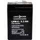 Батарея до ДБЖ LogicPower LPM 6В 5.2 Ач (4158) - изображение 1