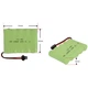 Аккумулятор NiMH 6V 1000 mAh для р/у игрушек - изображение 2