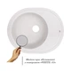 Кухонная мойка Lidz 620x500/200 WHI-01 (LIDZWHI01615500200) - изображение 3