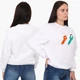 Свитшот женский 20 век/21 век (20th century/21st century) (8771-1985) Белый XXL - изображение 2