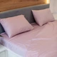 Простынь сатин 200х220 NaviHome «Пыльная Роза» (1SS-DR-R) - изображение 1