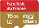 Карта памяти Sandisk microSDHC 16GB Extreme A1 Class 10 с адаптером - изображение 3