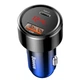 Автомобильное зарядное устройство Baseus Magic Series Dual Quick Charge Car Charger QC 4.0 45W USB + Type-C Синий - изображение 3