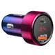 Автомобильное зарядное устройство Baseus Magic Series Dual Quick Charge Car Charger QC 4.0 45W USB + Type-C Красный - изображение 4