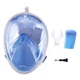 Маска для снорклинга с дыханием через нос Zelart Swim One F-118 White-Blue размер S/M - изображение 5