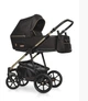Дитяча коляска 2в1 RIKO Swift Premium 11 Black Gold універсальна для новонароджених і до 3-х років чорна з золотим - зображення 1